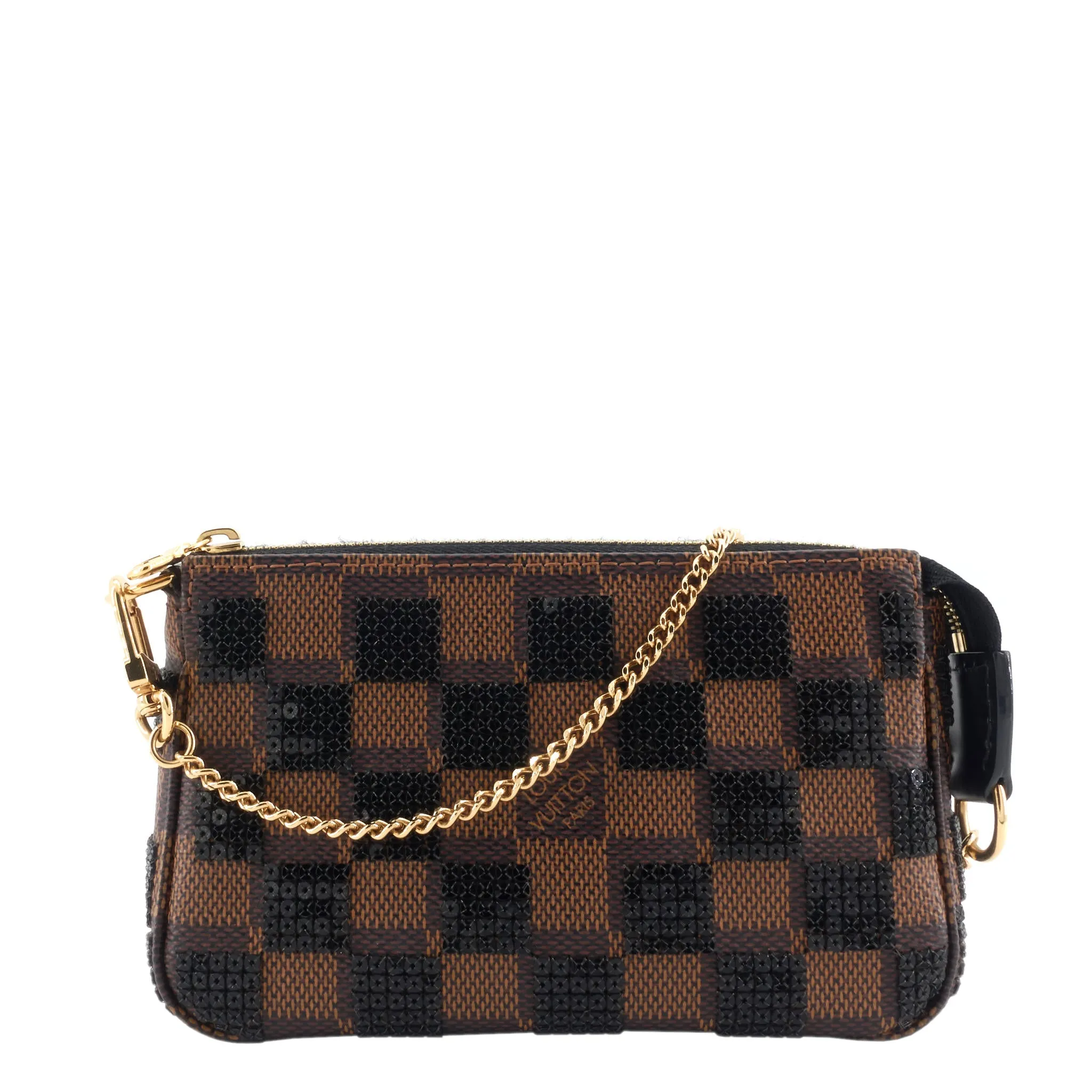 Damier Paillettes Mini Pochette Accessoires Bag