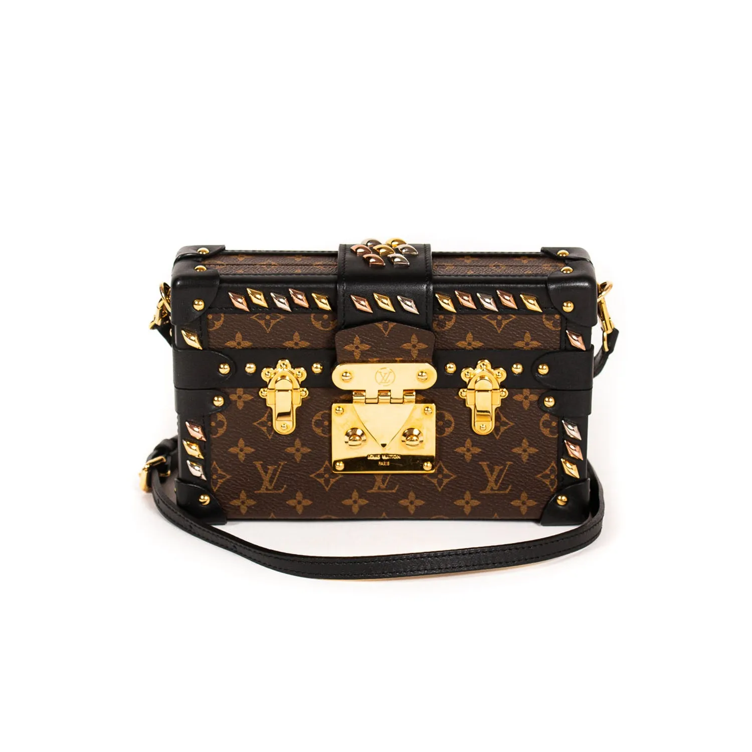 Louis Vuitton Monogram Studded Petite Malle
