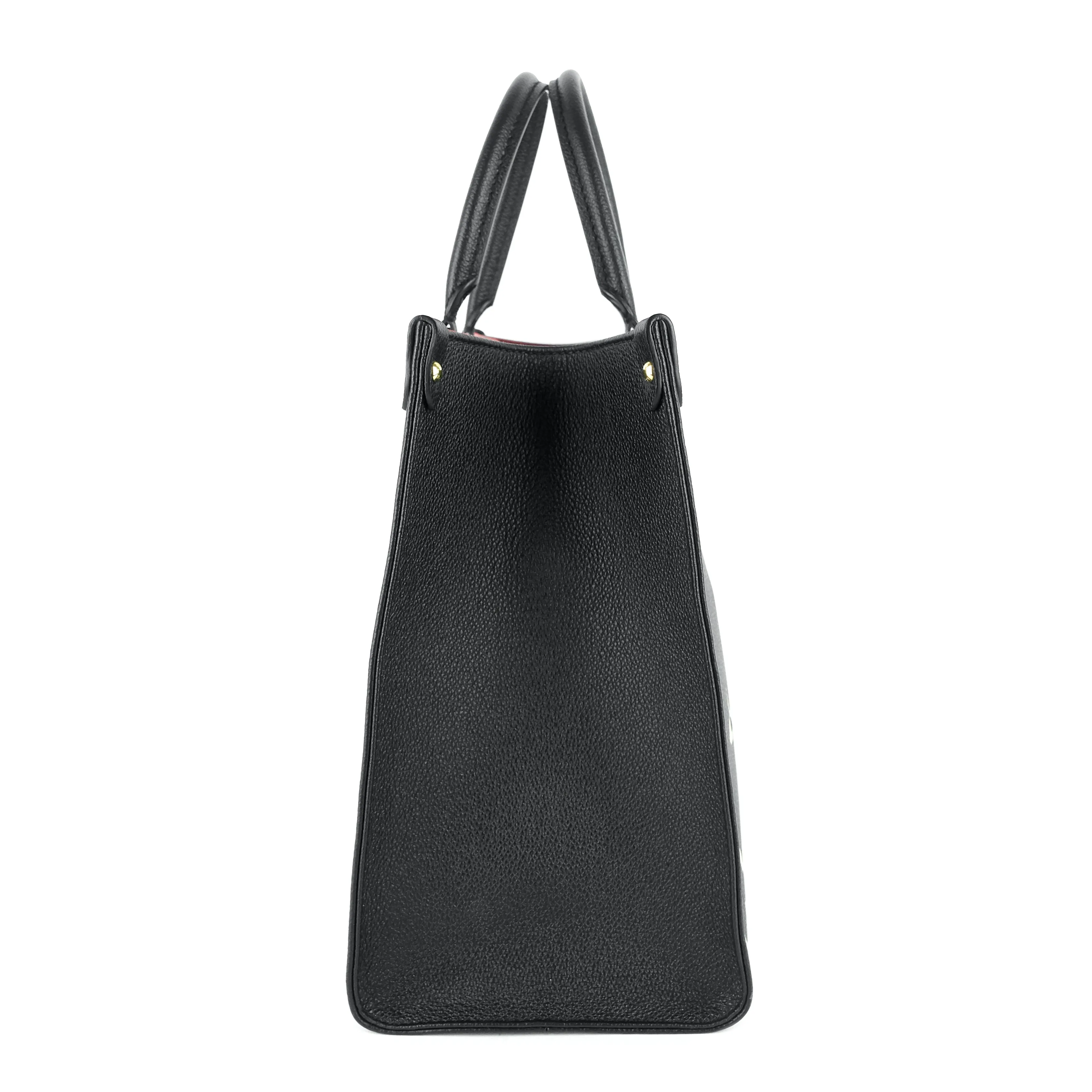 OnTheGo MM Bicolour Monogram Empreinte Leather Bag