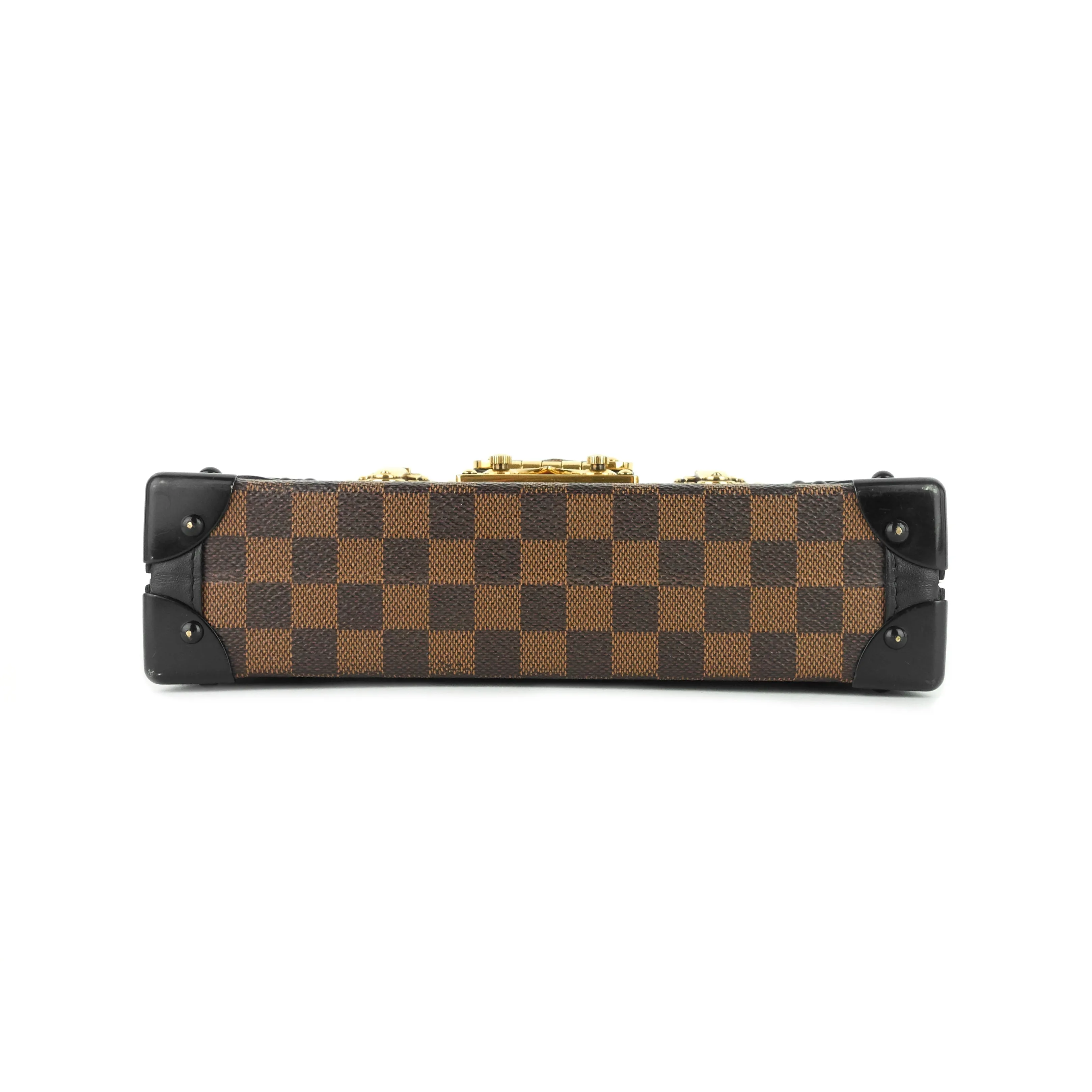 Petite Malle Damier Ebene Cavas Bag
